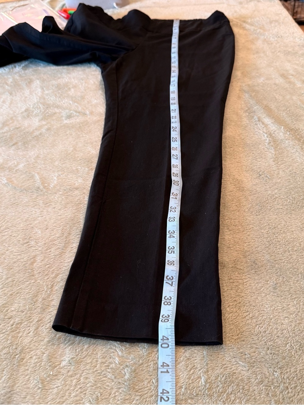 Gloria Vanderbilt Amanda 14P Black Pull On Slimming Pants NWT Petite - Picture 12 of 13